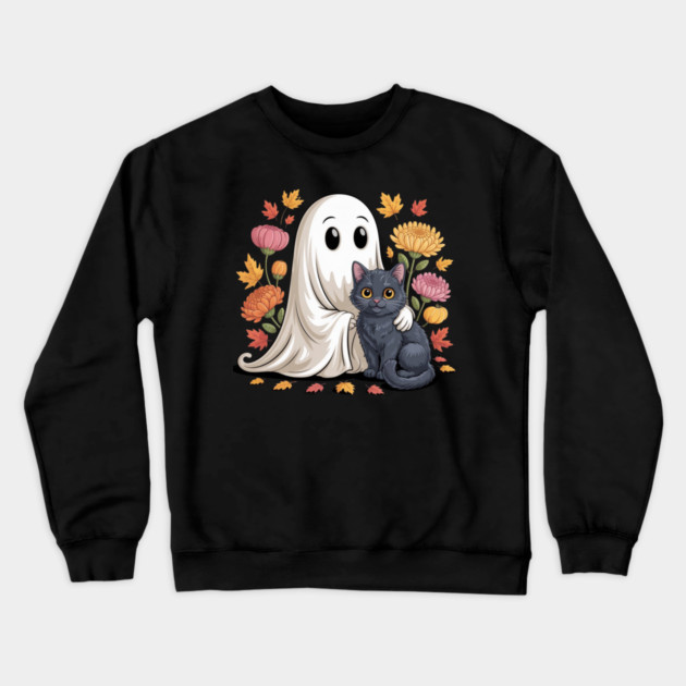 Halloween-Vibes Crewneck Sweatshirt by Creatifly Graphic Tees