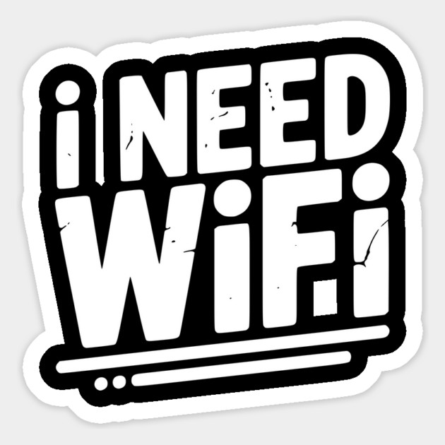 I Need WiFi Magnet by Frank Ring