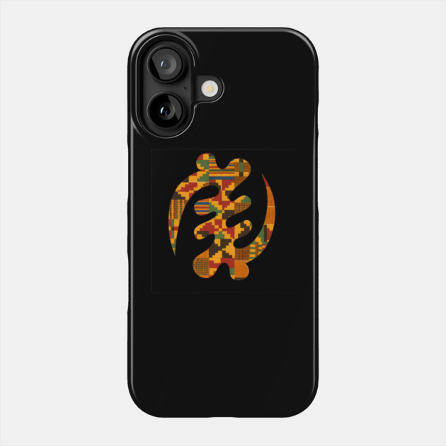 Gye Nyame Adinkra Kente Akan Symbol Phone Case by Adwoa's Store