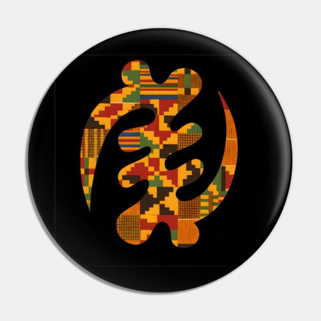 Gye Nyame Adinkra Kente Akan Symbol Pin by Adwoa's Store