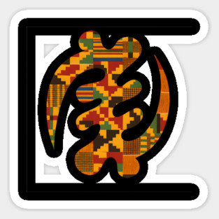 Gye Nyame Adinkra Kente Akan Symbol Sticker