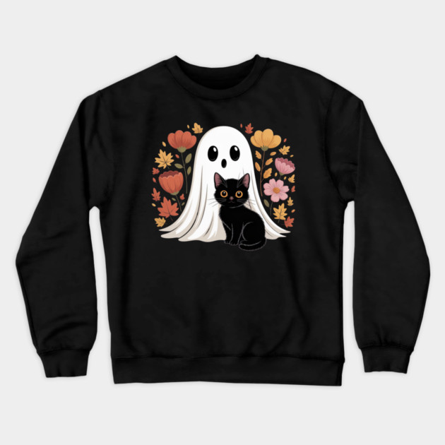 Halloween-Vibes Crewneck Sweatshirt by Creatifly Graphic Tees