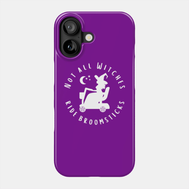 Not all Witches Ride Broomsticks Mobility Scooter Cheeky Witch® Phone Case by Cheeky Witch