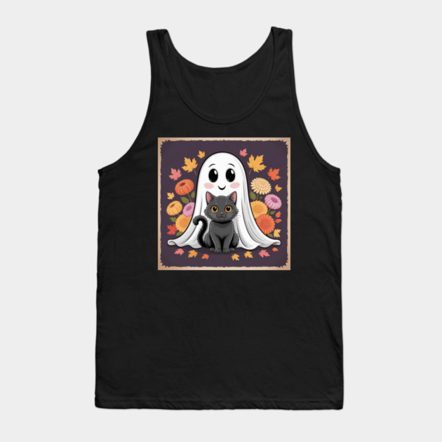 Halloween-Vibes Tank Top by Creatifly Graphic Tees
