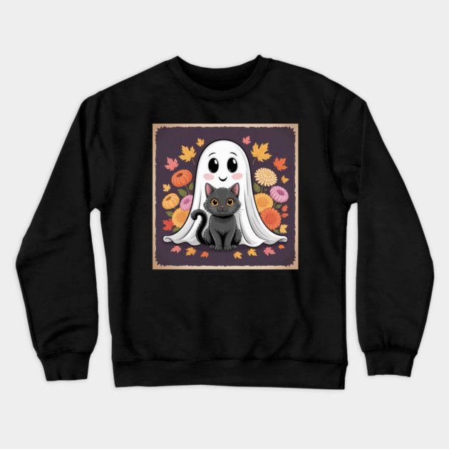 Halloween-Vibes Crewneck Sweatshirt by Creatifly Graphic Tees