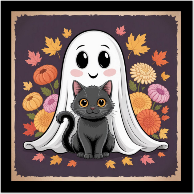 Halloween-Vibes Wall Art by Creatifly Graphic Tees