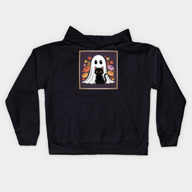 Halloween-Vibes Kids Hoodie by Creatifly Graphic Tees