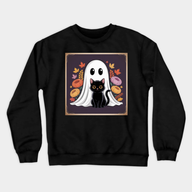 Halloween-Vibes Crewneck Sweatshirt by Creatifly Graphic Tees
