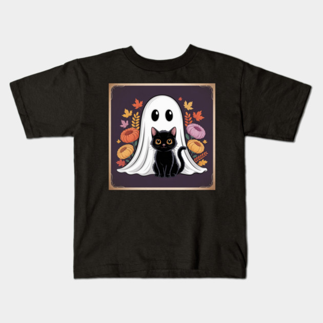 Halloween-Vibes Kids T-Shirt by Creatifly Graphic Tees