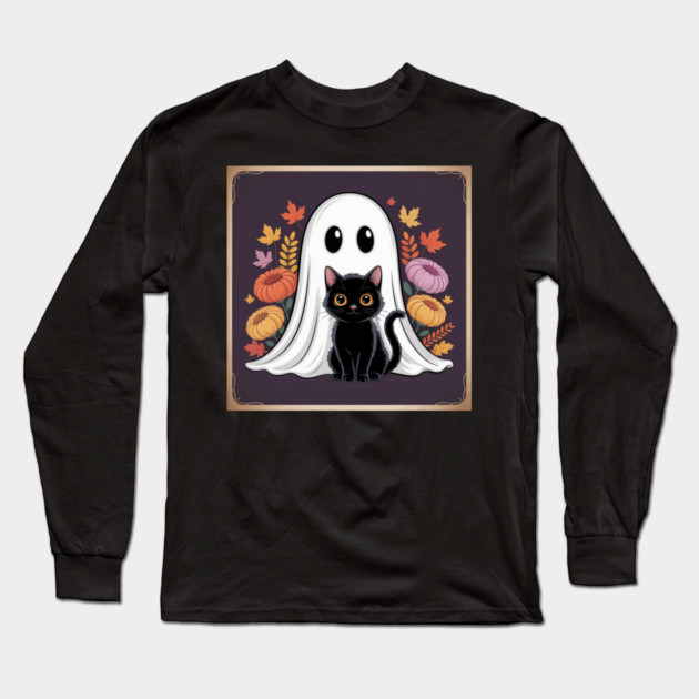 Halloween-Vibes Long Sleeve T-Shirt by Creatifly Graphic Tees