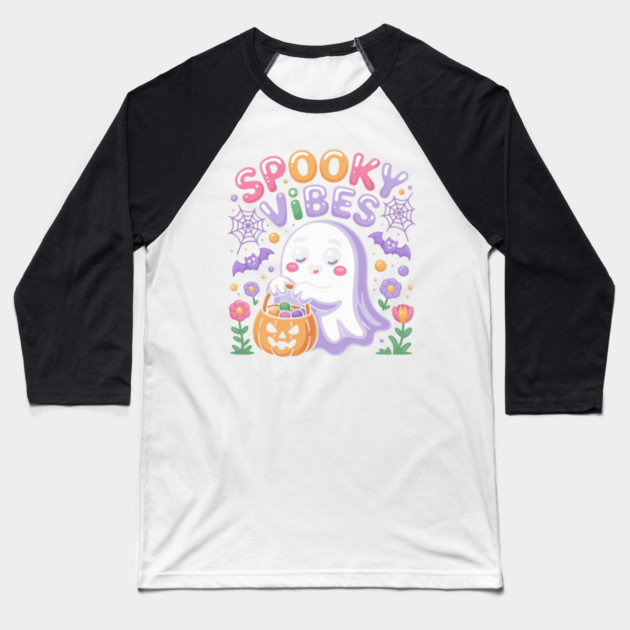 halloween-vibes Baseball T-Shirt by Creatifly Graphic Tees