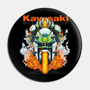 KAWASAKI 2 motorcycle Pin