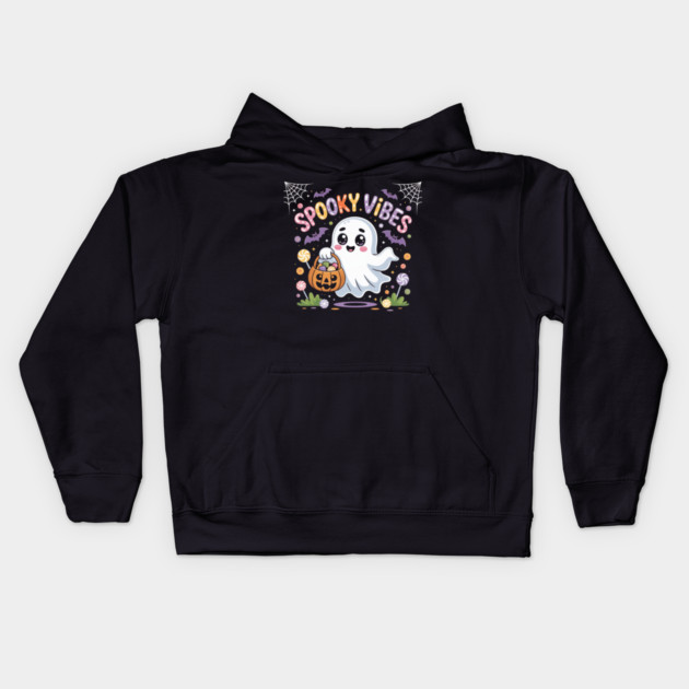 halloween-vibes Kids Hoodie by Creatifly Graphic Tees