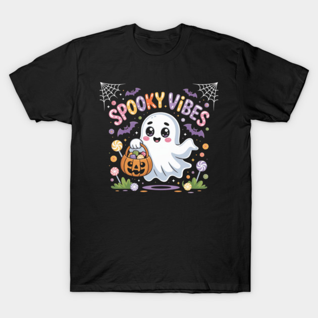 halloween-vibes T-Shirt by Creatifly Graphic Tees