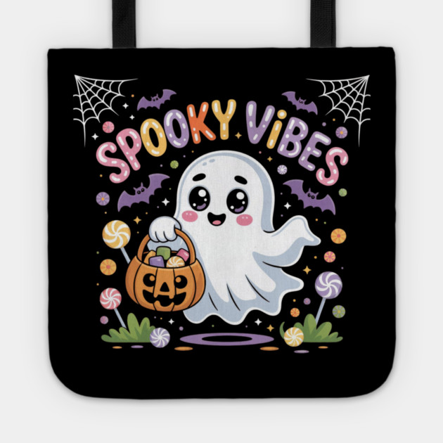 halloween-vibes Tote by Creatifly Graphic Tees