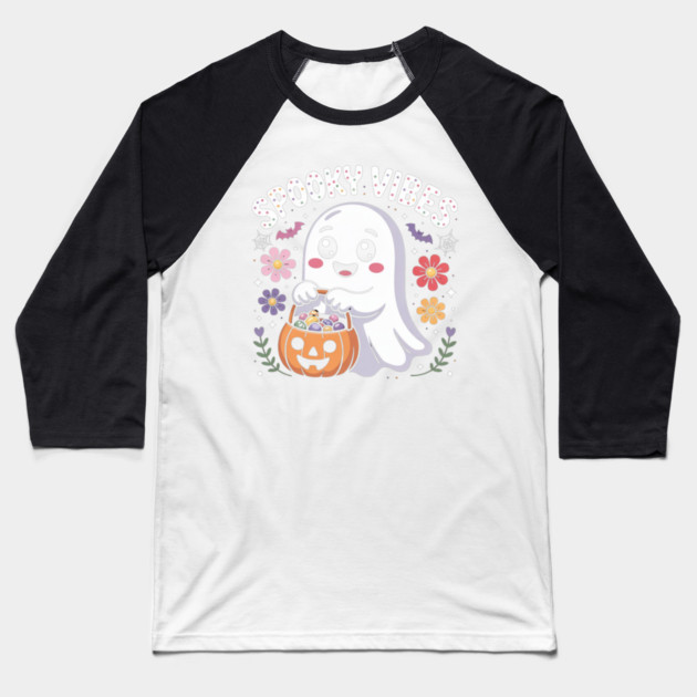 halloween-vibes Baseball T-Shirt by Creatifly Graphic Tees