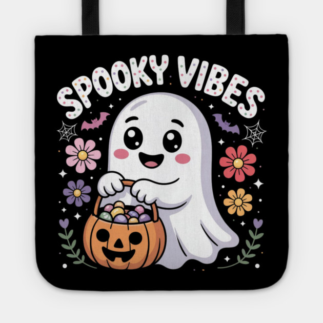 halloween-vibes Tote by Creatifly Graphic Tees