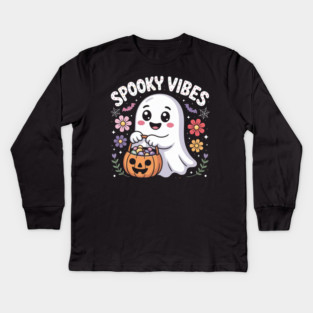 halloween-vibes Kids Long Sleeve T-Shirt