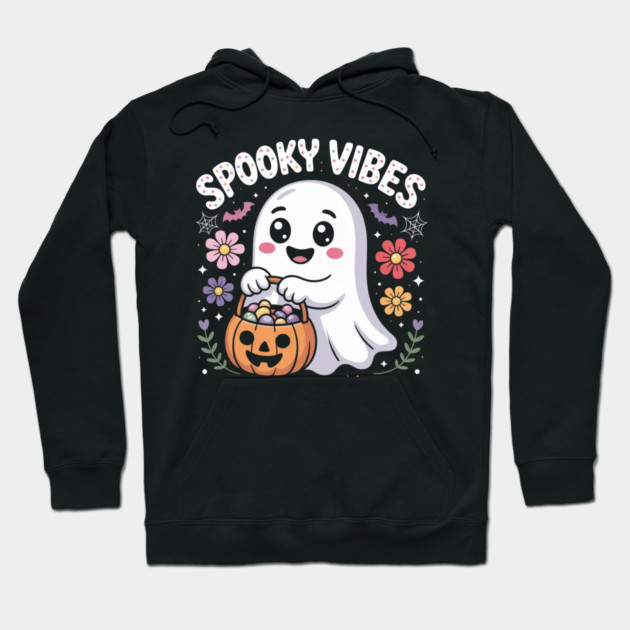 halloween-vibes Hoodie by Creatifly Graphic Tees
