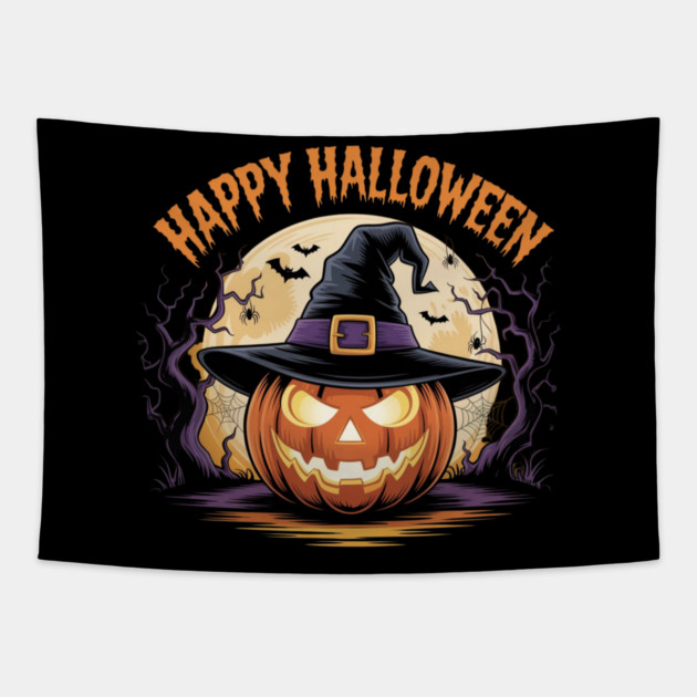 halloween-vibes Tapestry by Creatifly Graphic Tees