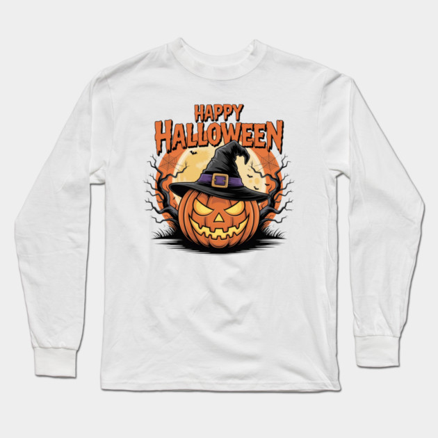 halloween-vibes Long Sleeve T-Shirt by Creatifly Graphic Tees