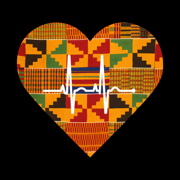 Kente Heartbeat Ghana by Adwoa's Store