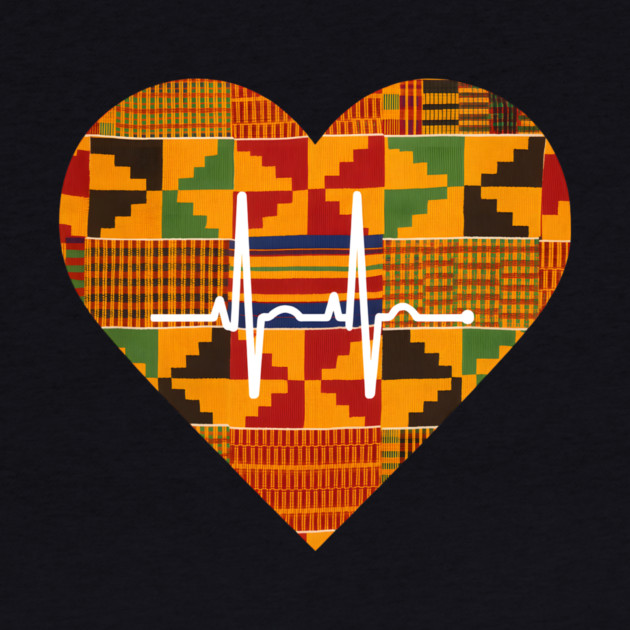 Kente Heartbeat Ghana by Adwoa's Store