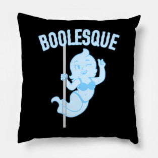 Boolesque Ghost Burlesque Pun Pillow