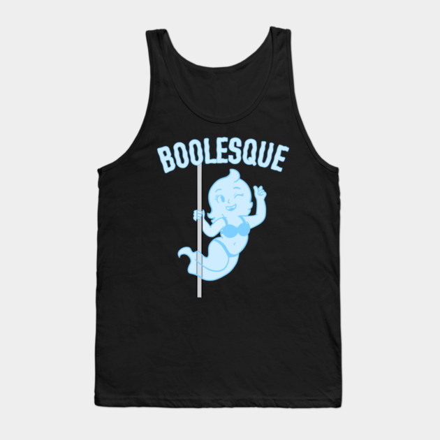 Boolesque Ghost Burlesque Pun Tank Top by belownormal