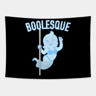 Boolesque Ghost Burlesque Pun Tapestry