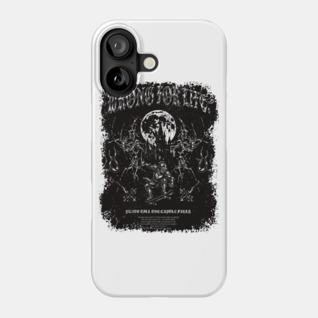 Medieval Skate Knight Phone Case by Wrongteeshirt