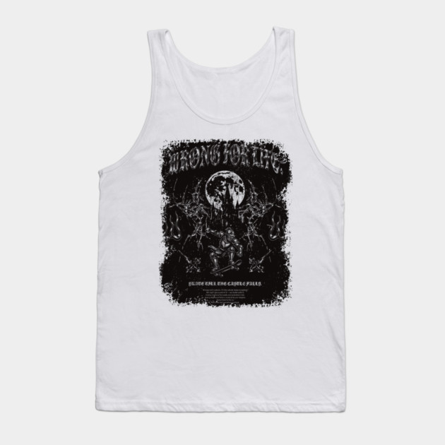 Medieval Skate Knight Tank Top by Wrongteeshirt