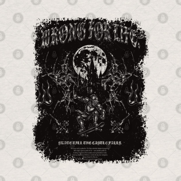 Medieval Skate Knight by Wrongteeshirt