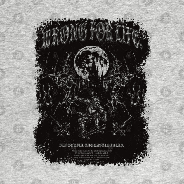 Medieval Skate Knight by Wrongteeshirt