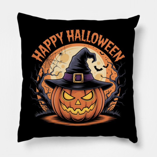 halloween-vibes Pillow by Creatifly Graphic Tees