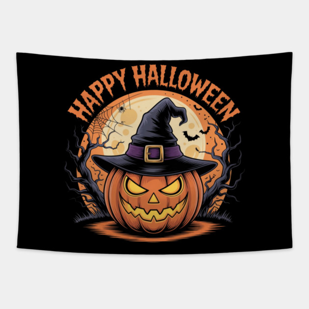 halloween-vibes Tapestry by Creatifly Graphic Tees