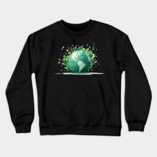 Planet Sustainability Concept Crewneck Sweatshirt