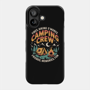 Camping Crew Family Matching Group Friends Men Women Kid1 Phone Case