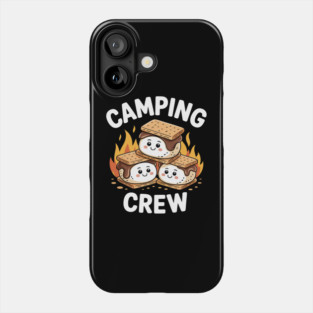 Camping Crew Smore Campfire Group Squad Team Kids Men Women Phone Case