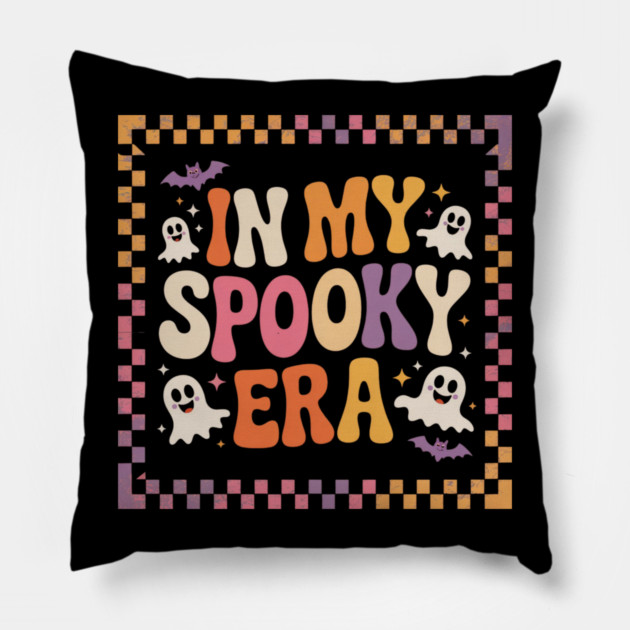halloween-vibes Pillow by Creatifly Graphic Tees