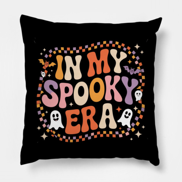 halloween-vibes Pillow by Creatifly Graphic Tees