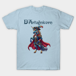 D'artagnicorn the Unicorn Musketeer T-Shirt