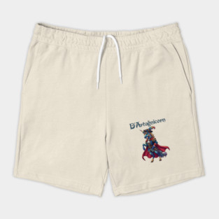 D'artagnicorn the Unicorn Musketeer Shorts