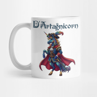 D'artagnicorn the Unicorn Musketeer Mug