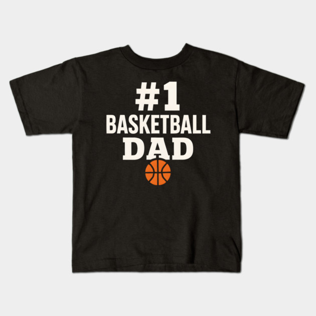 #1 Basketball Dad | Sports Gift Graphic for Fathers Kids T-Shirt by MakerMind8.2