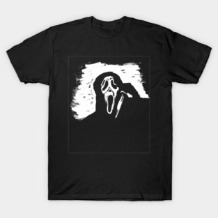 Spooky Ghost Mask Killer Shirt Horror Slasher Halloween Tee T-Shirt