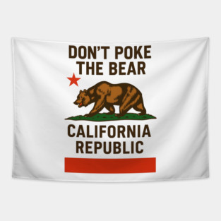 Don’t- Poke-The-Bear-California-Republic Tapestry