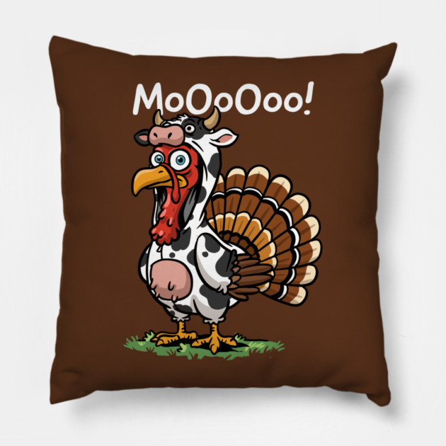 Turkey Moo Pillow by GoshWow®