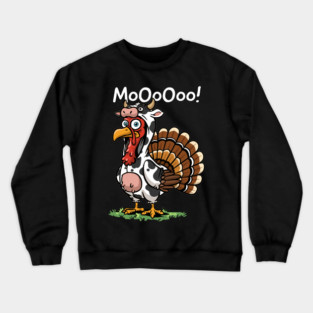 Turkey Moo Crewneck Sweatshirt