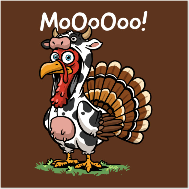 Turkey Moo Wall Art by GoshWow®